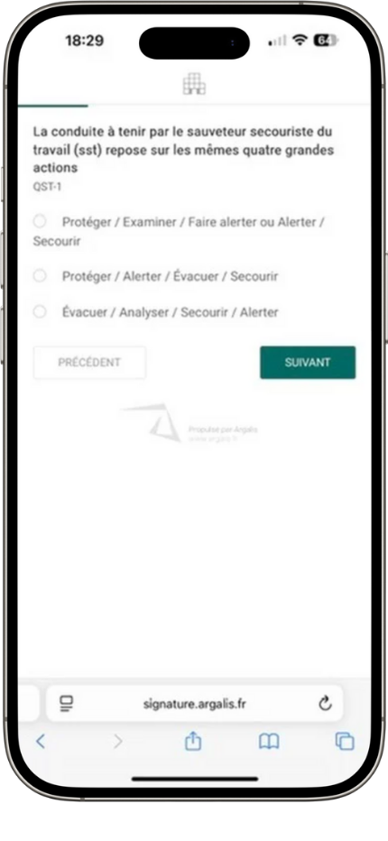 Illustration de l'évaluation des connaissances